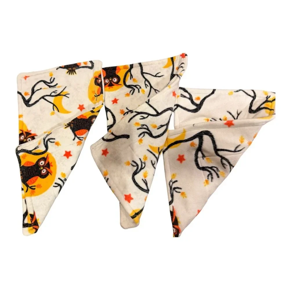 Guinea Pig Small Animal Pads Fleece Halloween X2 Reversible New 18